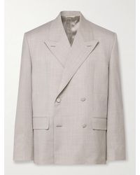 Givenchy - Double-Breasted Wool-Twill Blazer - Lyst