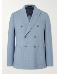 Paul Smith - Double-Breasted Wool-Blend Suit Jacket - Lyst