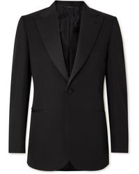Brioni - Virgilio Silk-trimmed Wool Tuxedo Jacket - Lyst