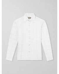 Kartik Research - Pataudi Checked Linen Shirt - Lyst