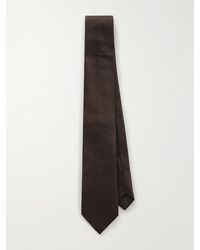 Tom Ford - 7cm Prince Of Wales Checked Silk-jacquard Tie - Lyst