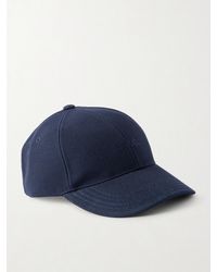 A.P.C. - Charlie Logo-embroidered Cotton-blend Canvas Baseball Cap - Lyst