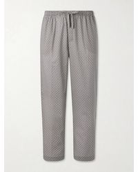 Derek Rose - Ledbury 96 Printed Cotton-Poplin Pyjama Trousers - Lyst
