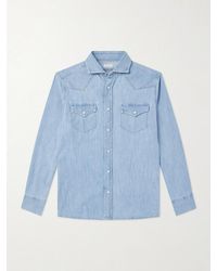 Brunello Cucinelli - Denim Shirt - Lyst