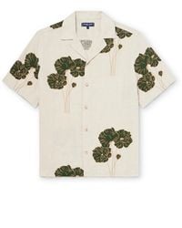 Frescobol Carioca - Roberto Camp-Collar Floral-Print Linen Shirt - Lyst