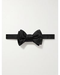 Charvet - Pre-Tied Silk-Satin Bow Tie - Lyst