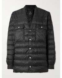 Rick Owens - Moncler Logo-Appliquéd Quilted Shell Down Jacket - Lyst
