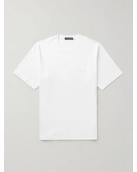 Dolce & Gabbana - Logo-Appliquéd Cotton-Jersey T-Shirt - Lyst