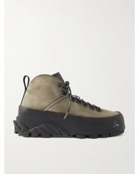 Roa - Rubber-trimmed Canvas Boots - Lyst