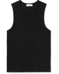 Amomento - Slim-fit Ribbed Stretch-jersey Tank Top - Lyst
