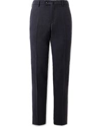 Loro Piana - Pantaflat Slim-fit Straight-leg Linen-twill Suit Trousers - Lyst