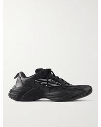 Balenciaga - Monday Leather Sneakers - Lyst