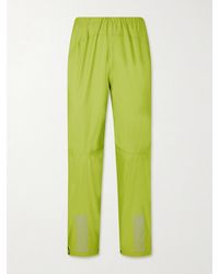 Satisfy - Straight-Leg Pertex 3L Rain Logo-Appliquéd Recycled-Ripstop Trousers - Lyst