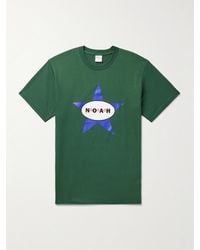 Noah - Always Got The Blues T-Shirt aus Baumwoll-Jersey mit Print - Lyst