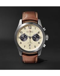 Bremont - Alt1-c/cr Automatic Chronograph 43mm Stainless Steel And Leather Watch - Lyst