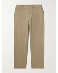 Carhartt - Calder Straight-leg Cotton-blend Twill Trousers - Lyst