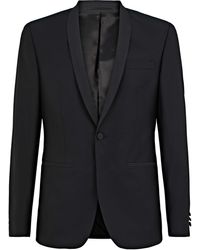 Mr Start Shawl Collar Evening Suit - Black