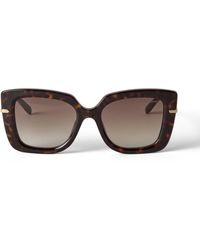 Mulberry - Amberley Square Sunglasses Tortoiseshell - Lyst