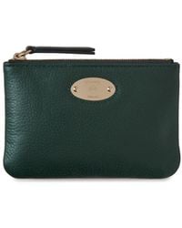 Mulberry - Plaque Small Zip Coin Pouch - Lyst