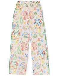 Mulberry - X Mira Mikati Printed Relaxed Trousers - Lyst
