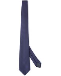 Mulberry - Solid Colour & Embroidered Tree Tie - Lyst