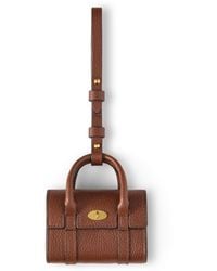 Mulberry - Mini Bayswater Bag Charm Oak - Lyst