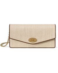 Mulberry - Leather Darley Clutch Ecru-Bright Oak - Lyst