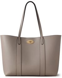 Mulberry - Bayswater Tote Cashmere Taupe - Lyst