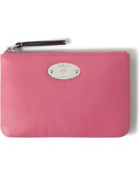 Mulberry - Plaque Small Zip Coin Pouch - Lyst
