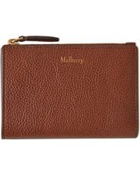 Mulberry - Continental Bifold Zipped Wallet - Lyst