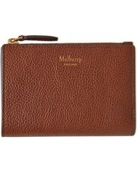 Mulberry - Continental Bifold Zipped Wallet - Lyst