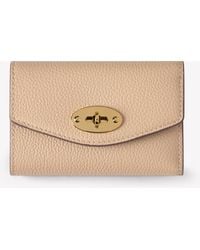 Mulberry - Darley Folded Multi-Card Wallet Crumpet - Lyst