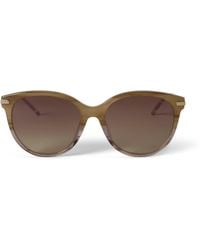 Mulberry - Megan Sunglasses Blonde Horn - Lyst
