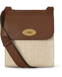 Mulberry - Leather Small Antony Ecru-Bright Oak - Lyst