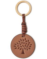 Mulberry - Tree Leather Keyring - Lyst