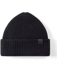Mulberry - Chunky Ribbed Beanie - Lyst