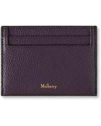 Mulberry - Credit Card Slip Deep Aubergine - Lyst