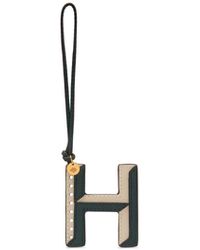 Mulberry - Bi-colour Leather Keyring- H - Lyst