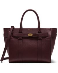 Mulberry - Small Zipped Bayswater Oxblood - Lyst