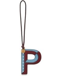 Mulberry - Bi-colour Leather Keyring - Lyst