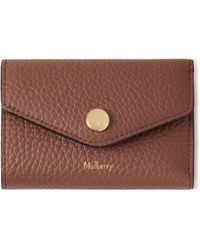 Mulberry - Folded Multi-Card Wallet Bright Oak - Lyst