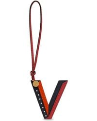 Mulberry - Tri-colour Leather Keyring - Lyst