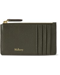 Mulberry - Continental Long Zipped Card Holder Juniper - Lyst