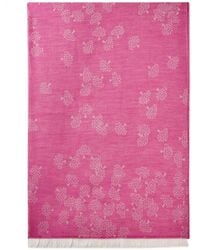 Mulberry - Tamara Scarf In Pink Organic Cotton - Lyst