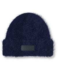 Mulberry - Einfarbige Mohair-Mütze - Lyst