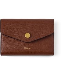 Mulberry - Press Stud Wallet Oak - Lyst