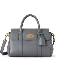 Mulberry - Bayswater Satchel Foggy - Lyst