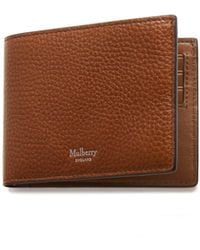 Mulberry - 8 Card Wallet In Oak Small Classic Grain - Lyst