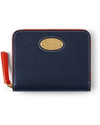 Mulberry - Plaque Small Zip Around Purse Night Sky-Coral Oran - Lyst