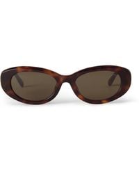 Mulberry - Mara Sunglasses Tortoiseshell - Lyst